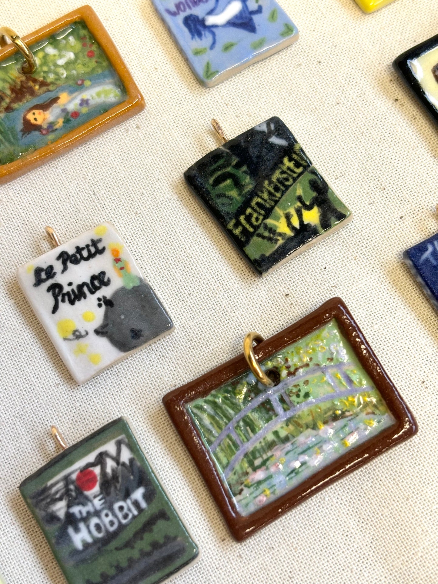 'Nymphéas' (Monet) Painting Charm 🖼️