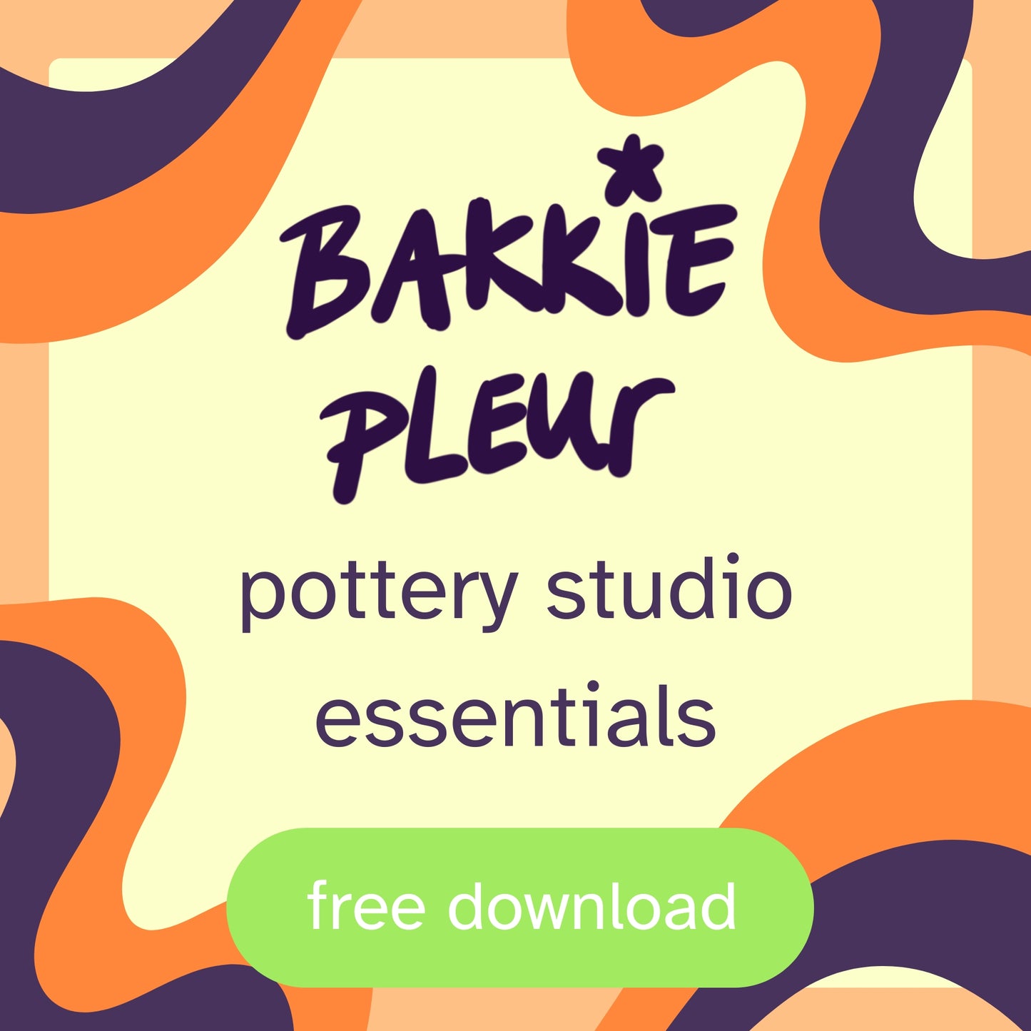 Bakkie Pleur Pottery Studio Essentials - free download