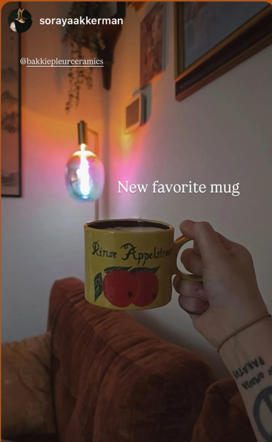 rinse appelstroop coffee cup