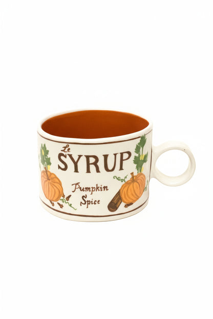 pumpkin spice syrup mug