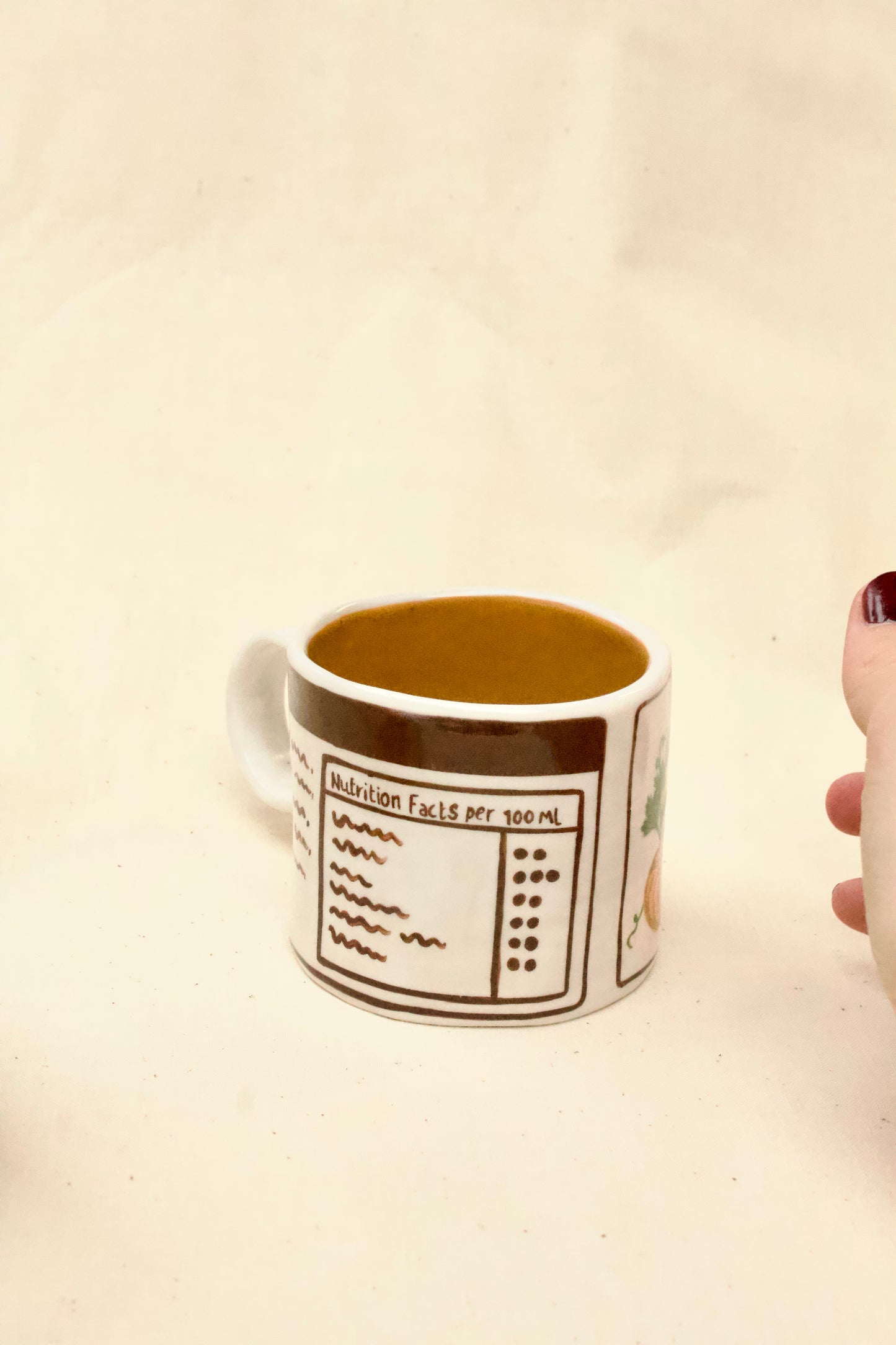 pumpkin spice syrup coffee cup