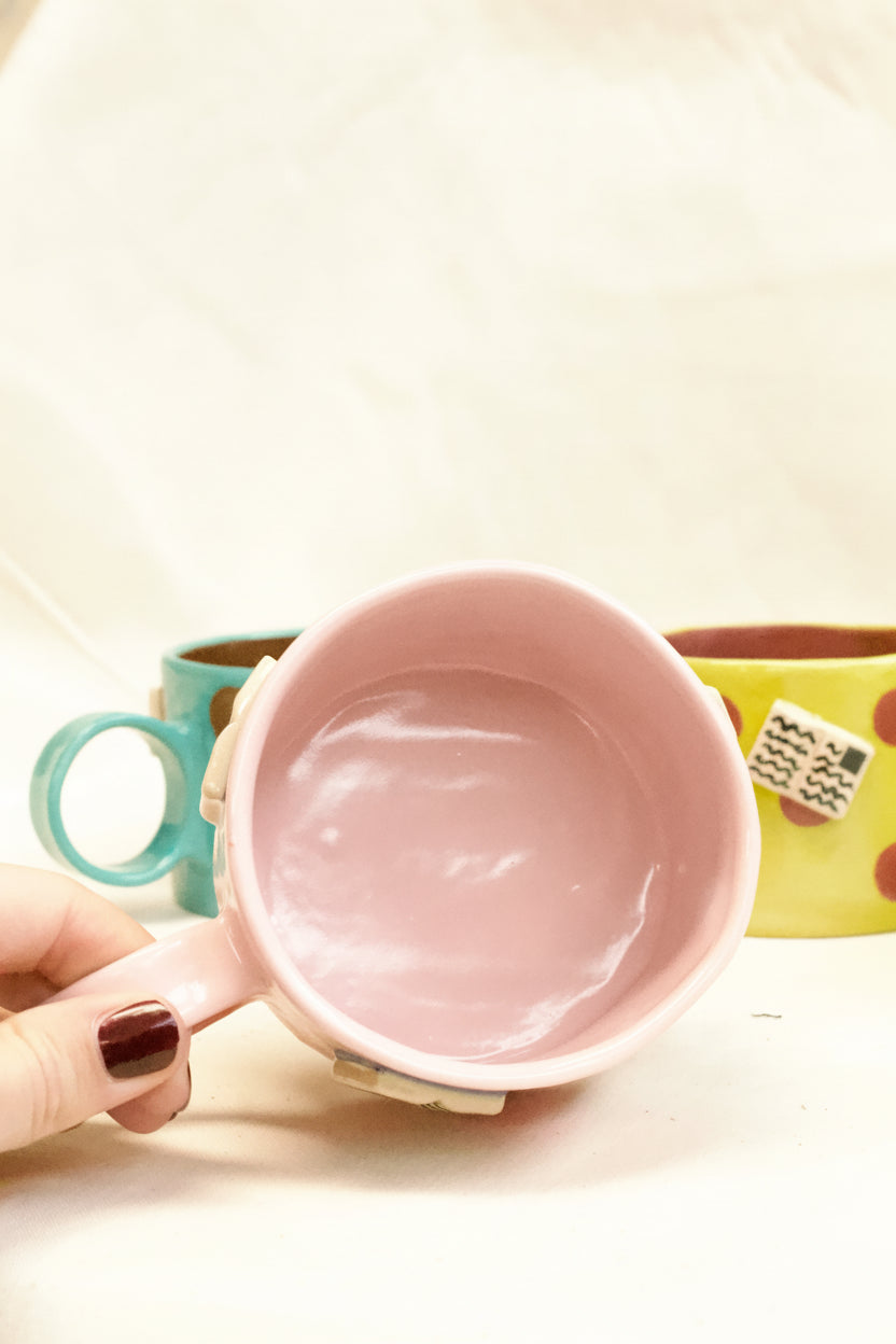 books + gradient mug (rouge/baby pink)