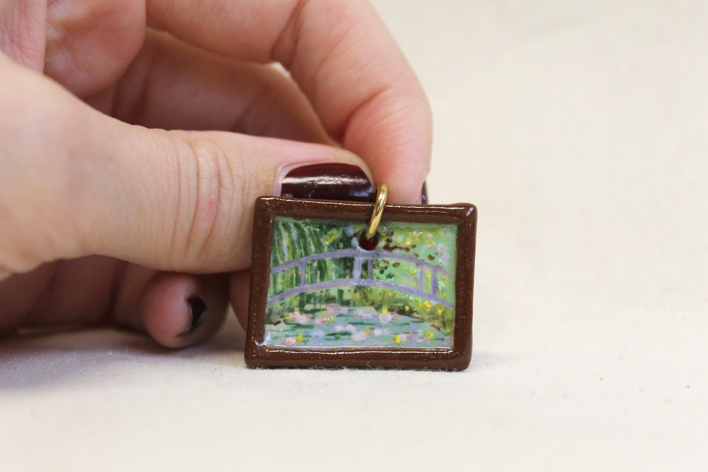 'Nymphéas' (Monet) Painting Charm 🖼️