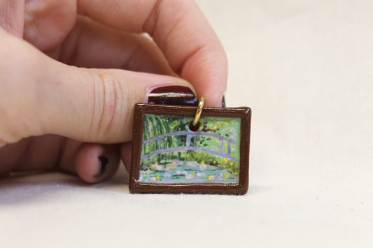 'Nymphéas' (Monet) Painting Charm 🖼️