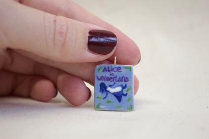 'Alice in Wonderland' Book Charm 📖