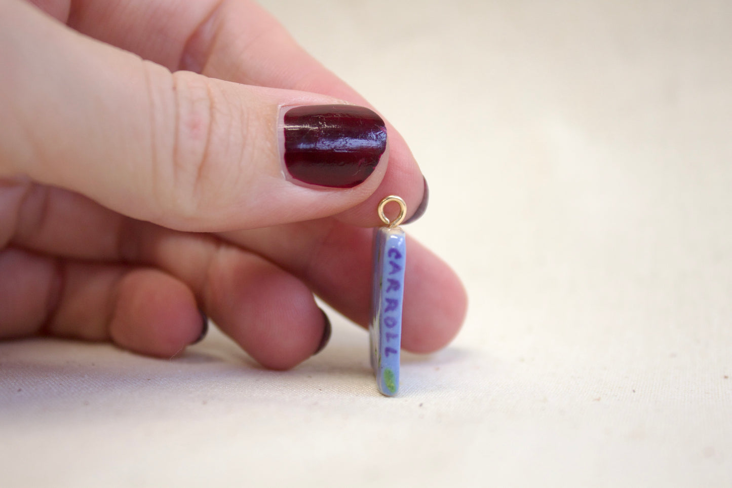 'Alice in Wonderland' Book Charm 📖