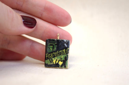 'Frankenstein' Book Charm 📖
