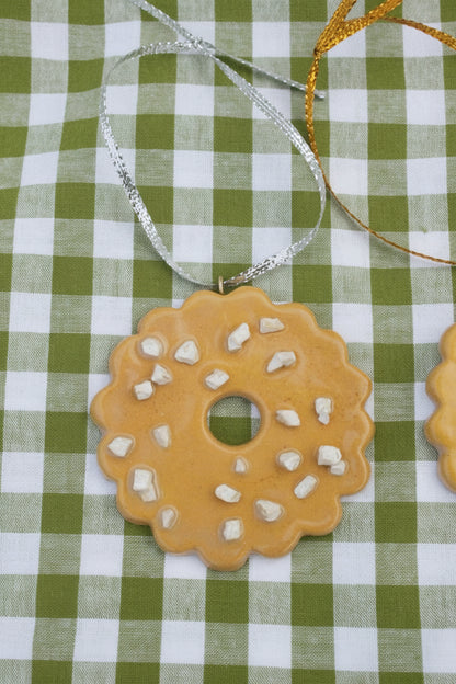 Kerstkransje cookie ornament
