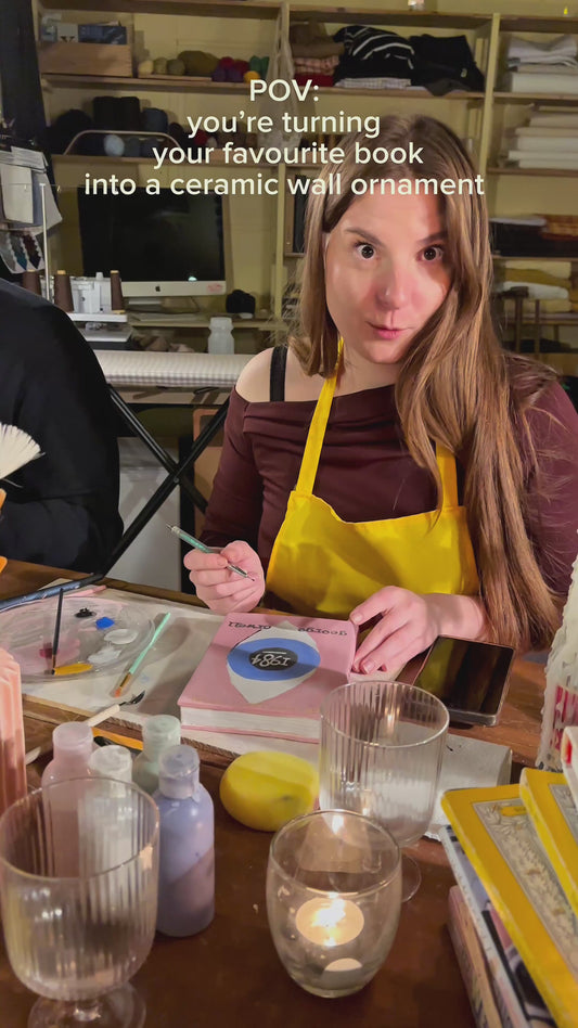 Book Lovers Session: Paint Your Own Book Ornament - Sunday June 28th