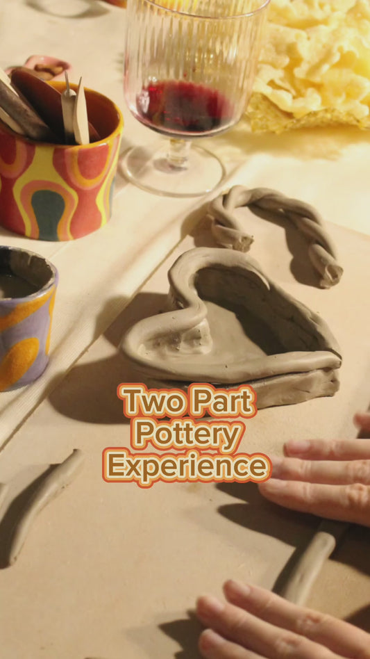 Two-part Pottery Experience - fridays october 25 + november 22